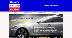 Desktop Screenshot of bauerscarwash.com